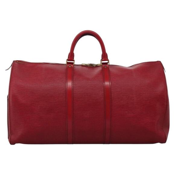 LOUIS VUITTON Epi Keepall 55 Boston Bag Red M42957 - Picture 13 of 16
